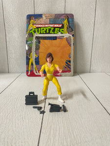 Teenage Mutant Ninja Turtles April O’Neil Action Figure NOB 1990 Playmates BB