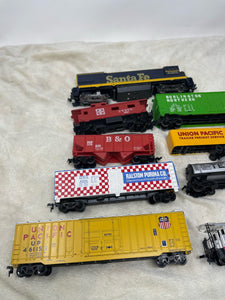 Vintage Lot of 8 Trains/ Freight Trains -Toys/Model Set