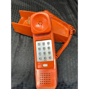 Vintage Western Electric Trimline Orange Touch-Tone Telephone