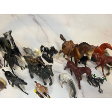 Load image into Gallery viewer, Lot of Vintage Toy Horses