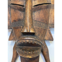 Load image into Gallery viewer, Vintage African Bird Adorned Statue Figurine Mask Primitive Carving Sculpture Wooden