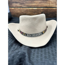 Load image into Gallery viewer, Roy Rogers Beige Childs Cowboy Hat Original 1950