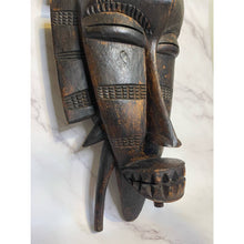 Load image into Gallery viewer, Vintage African Bird Adorned Statue Figurine Mask Primitive Tribal Art c1960-70&#39;s