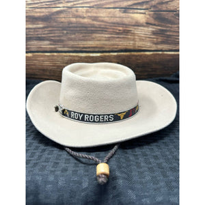 Roy Rogers Beige Childs Cowboy Hat Original 1950