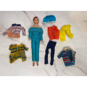 1963 Mattel Ricky Doll and clothes lot