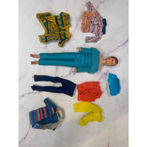 1963 Mattel Ricky Doll and clothes lot