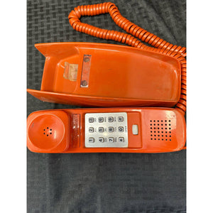 Vintage Western Electric Trimline Orange Touch-Tone Telephone