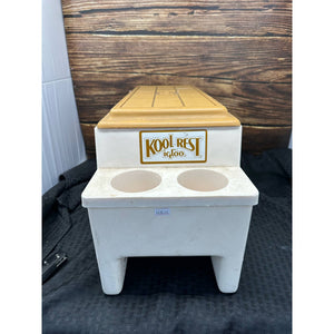 Vintage Kool Rest IGLOO “Large” Beige Color TRUCK Van RV Seat Ice Chest Cooler