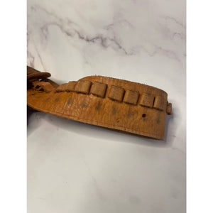 Vintage leather Knife holder