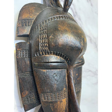 Load image into Gallery viewer, Vintage African Bird Adorned Statue Figurine Mask Primitive Tribal Art c1960-70&#39;s