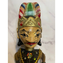 Load image into Gallery viewer, Vintage Wayang Golek Kasars (Demon/Ogre) - Hand carved Wooden Puppet - Rod and Stick -
