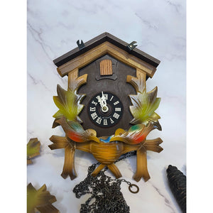 Antique Cuckoo clock,Vintage German wooden cuckoo clock