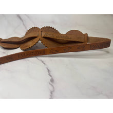 Load image into Gallery viewer, VTG Dagwood , Blondie 1940s Custom leather belt AA1