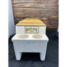 Load image into Gallery viewer, Vintage Kool Rest IGLOO “Large” Beige Color TRUCK Van RV Seat Ice Chest Cooler