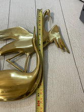 Load image into Gallery viewer, Bijon Brass Bird Sculpture 1980 17&quot; by 16&quot; Signed B75