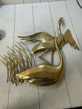 Load image into Gallery viewer, Bijon Brass Bird Sculpture 1980 17&quot; by 16&quot; Signed B75