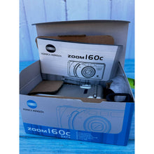 Load image into Gallery viewer, New in Box Konica Minolta Zoom 160c Date 35mm Point &amp; Shoot Film Camera