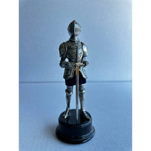 Load image into Gallery viewer, Vintage Medieval Suit of Armor With Sword Miniature Standing Figurine