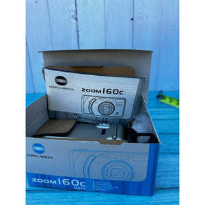 New in Box Konica Minolta Zoom 160c Date 35mm Point & Shoot Film Camera
