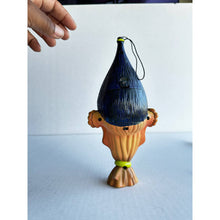 Load image into Gallery viewer, Gemmy Talking Shrunken Head Animated Halloween Prop Decor Purple Tested Works