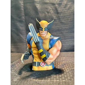 Marvel Bust Bank WOLVERINE Monogram International 7.5" Tall Vinyl Vintage 2006