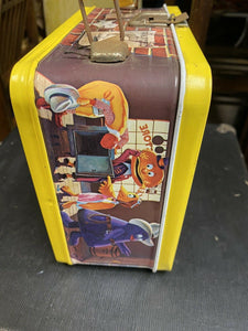 VINTAGE 1982 RONALD McDONALD SHERIFF OF CACTUS CANYON METAL LUNCH BOX & THERMOS