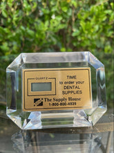 Load image into Gallery viewer, Vintage Quartz Dental Promotional Desk Clock With Box