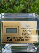 Load image into Gallery viewer, Vintage Quartz Dental Promotional Desk Clock With Box
