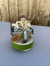 Load image into Gallery viewer, VINTAGE DYNASTY DOLL COLLECTION CLYDE THE CLOWN PORCELAIN DOLL WITH BROOM &amp; HAT