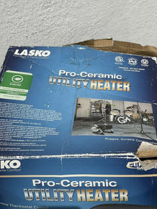 LASKO PORTABLE PRO CERAMIC UTILITY PIVOT SPACE HEATER FAN 5919 ,1500 Watts!!!