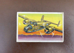 NORTH AMERICAN B-25 MITCHELL BOMBER No.6 The Air Power Series Collector Card