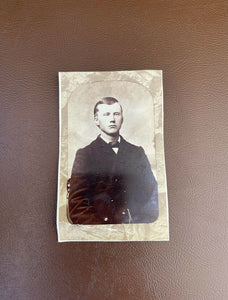 Vintage Portrait Photo - Waller Size - Man Unknown- Waukon, Iowa