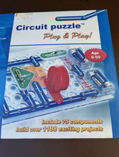 Load image into Gallery viewer, Circle Puzzle Snap Circuit Type Plug &amp; Play - 75 Components