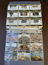 Load image into Gallery viewer, Lot Of Caterpillar Collectible Cards, Post Cards, Etc In Binder W/Dividers B17