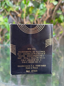 Michelle Parfum Splash Micro Mini 5ml Balenciaga Vintage Perfume