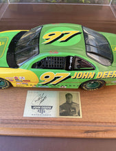 Load image into Gallery viewer, John Deere #97 Signed Car By NASCAR driver In Display Case B17