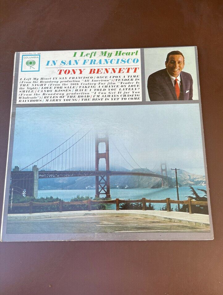 Tony Bennett-I Left My Heart in San Francisco LP (Columbia) Vinyl Record B17