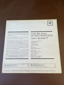 Tony Bennett-I Left My Heart in San Francisco LP (Columbia) Vinyl Record B17