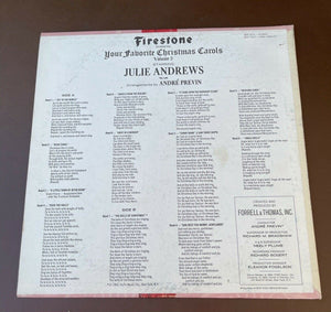 FIRESTONE PRESENTS YOUR FAVORITE CHRISTMAS CAROLS VOL. 5 VINYL LP ALBUM ANDREWS