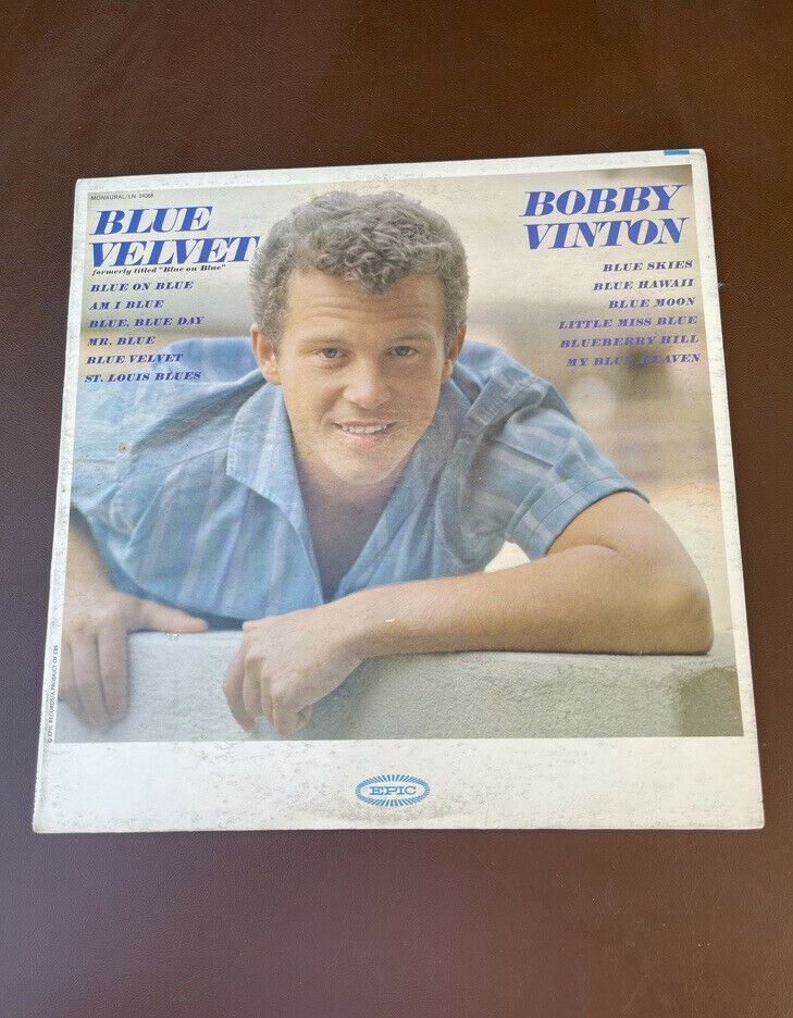 Blue Velvet Bobby Vinton Cilumbia Limited Edition Vinyl LP Record B17