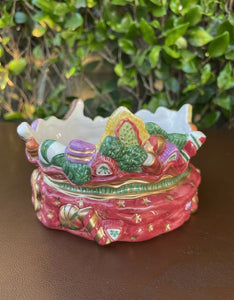 Fitz & Floyd Essentials Christmas Candy Dish / Christmas Decor B21