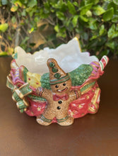 Load image into Gallery viewer, Fitz &amp; Floyd Essentials Christmas Candy Dish / Christmas Decor B21