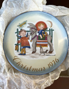 Vintage Sacred Journey By Sister Berta Hummel Christmas Plate 1976 Limited