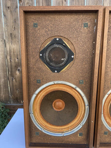 Vintage Rare Pair of KLH Model Twenty 20 Loud Speaker System Untested