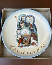 Load image into Gallery viewer, Schmid Bros The Nativity Christmas Plate 1973 by Sister Berta Hummel Limited Ed