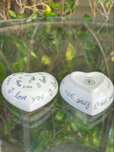 Load image into Gallery viewer, Sm French Chamart Limoge &quot;I Love You&quot; Heart Trinket Box B22