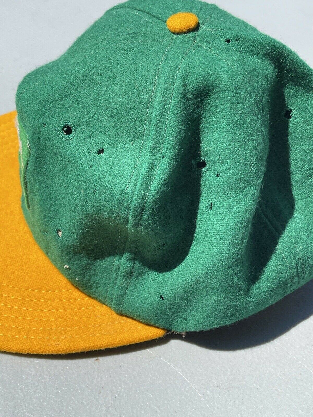 1968 Oakland A's Artwork: 5-Panel Snapback Square Patch Hat