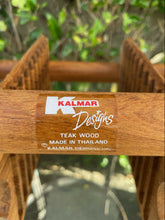 Load image into Gallery viewer, Kalmar Designs Teak Wood CD Holder Rack Stand Interlocking Holds 30 CDs - B24