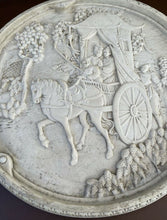 Load image into Gallery viewer, Vintage Chinese Carriage Medallion Table Top Piece possible Horse Resin Bone B26