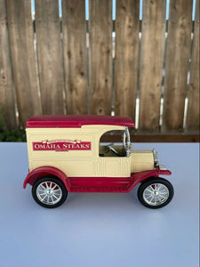 Ertl Collectibles Ford Model T Die-Cast Metal Vehicle Omaha Steaks B11